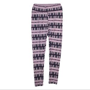 WJ482 Women’s LuLaRoe Piano Keys Workout Leggings (Fits Sizes 2-12)